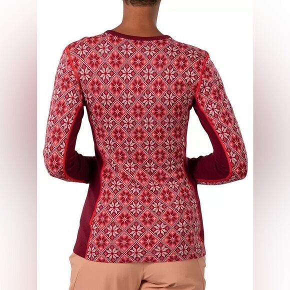 Kari Traa Women's Rose Long Sleeve Baselayer Top 100% Wool - Picture 2 of 11